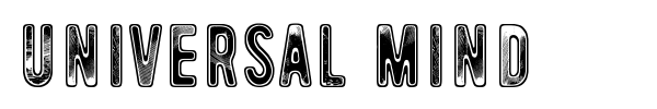 Universal Mind font preview